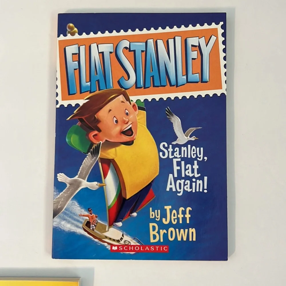 Kids Flat Stanley Book Bundle: Stanley, Flat Again!, In Space!, Ninja Surprise